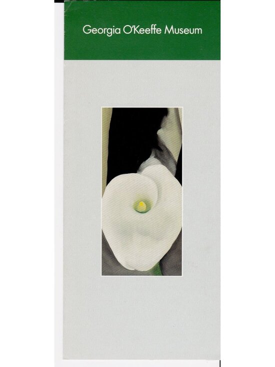 Georgia O’Keeffe Museum Other - Georgia O’Keeffe Museum Brochure Santa Fe NM | 4x9 Folded | Clean Art Ephemera